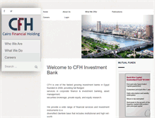Tablet Screenshot of cf-holding.com